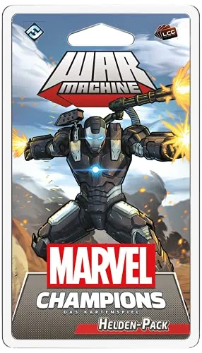 Fantasy Flight Games Marvel Champions: LCG War Machine - Helden-Erweiterung für 1-4 Spieler, strategisches Kartenspiel mit über 60 Minuten Spielzeit, kooperatives Spielen im Marvel-Universum