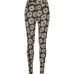 URBAN CLASSICS Leggings Urban Classics Damen Ladies Soft AOP Leggings (1-tlg) schwarz 5XL