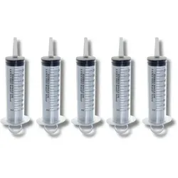 Romed Wund- und Blasenspritze 100 ml, 3-teilig, mit Luer-Adapter, steril verpackt 5 Stück