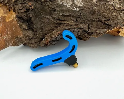 Balzer Soft Method Feeder Rod Rutenauflage Blau Englisches Gewinde Alu Gummiert