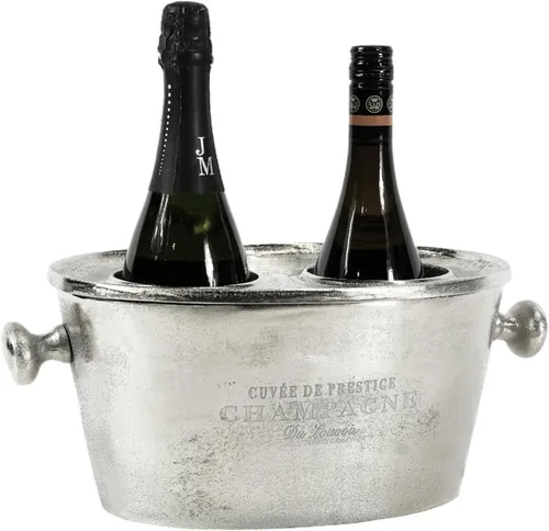 MichaelNoll Sektkühler Flaschenkühler für 2 Flaschen Weinkühler Sektkühler Getränkekühler