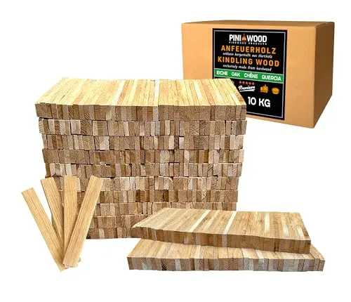 PINI Brennholz Anzünder aus Eichenholz 10 kg
