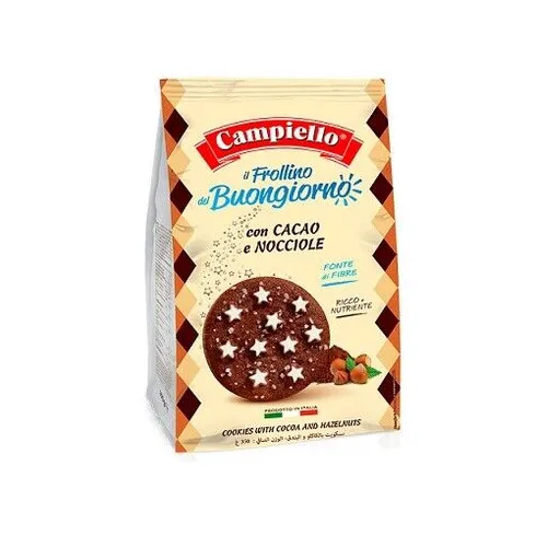 Campiello Frollini con cacao e nocciole Kekse mit Kakao und Haselnüssen 350g