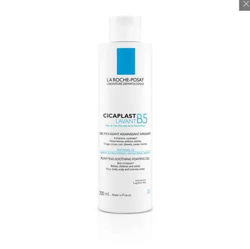 La Roche Posay Cicaplast Lavant B5 200 ml - Gesichtsreinigung - Sanftes Gel für die Haut mit beruhigenden Eigenschaften, ideal zur Reinigung empfindlicher oder irritierter Haut.