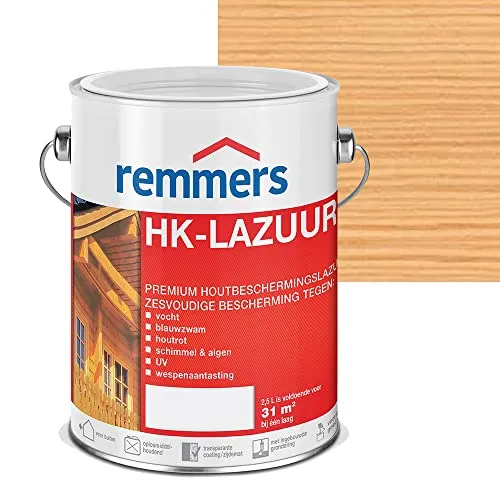 Remmers HK-Lasur 3in1 farblos, 0,75 Liter - Beizen – Exzellenter 3-in-1 Holzschutz für außen: Imprägnierung, Grundierung und Lasur in einem, ideal für Zäune und Gartenhäuser, schützt vor Feuchtigkeit und UV-Strahlung.