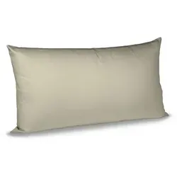 fleuresse Kissenbezug Satin 40 x 80 cm Grau Taupe in grau von fleuresse