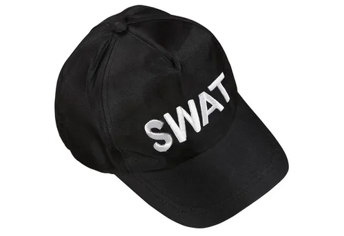 Widmann S.r.l. Kostüm Hut Cap SWAT schwarz