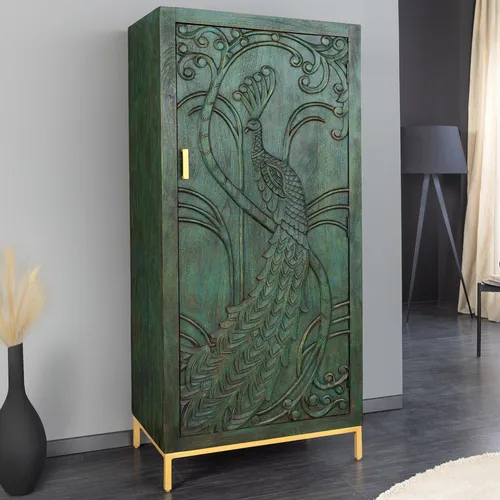 riess-ambiente Highboard PEACOCK 170cm in grün von Riess-Ambiente