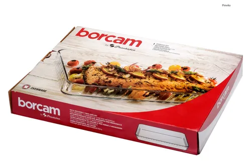 Pasabahce Borcam - Auflaufform Servierform Backform - Rechteckig Glas 40x27cm
