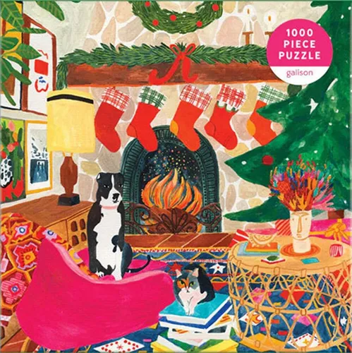 Chronicle Books Puzzle Freunde am Kamin, Puzzleteile