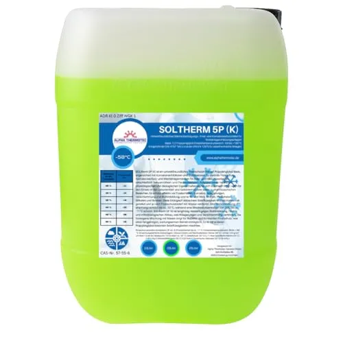 Solarflüssigkeit 20 l grün Konzentrat bis -58° C Frostschutz, Solarfluid, Solarliquid, Wärmeträgermedium