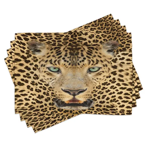 Tischset Platzset 4er Set Predator Tier