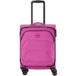 Travelite Adria Trolley S Pink, 4-Rollen in pink von travelite