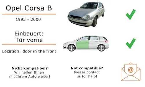 JBL Stage2 64CFS Lautsprecher Einbauset für Opel Corsa B