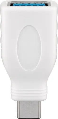 Goobay USB-C / USB-A OTG Super Speed Adapter für den Anschluss von Ladekabeln - Wandelt USB-C Buchse in USB-A Buchse um