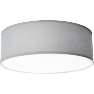 EINLICHT Deckenleuchte rund Ø 30cm | Blaugrau Stoffschirm - Moderne Deckenleuchte für E27 Leuchtmittel, ideal für Schlafzimmer und Wohnzimmer. Stilvolles Design schafft eine harmonische Atmosphäre und überzeugt durch einfache Montage.