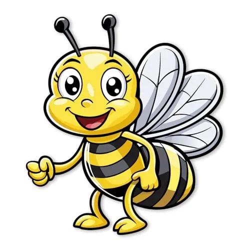 iSecur Auto-Aufkleber Bienchen Biene 10 cm, wetterfest von iSecur