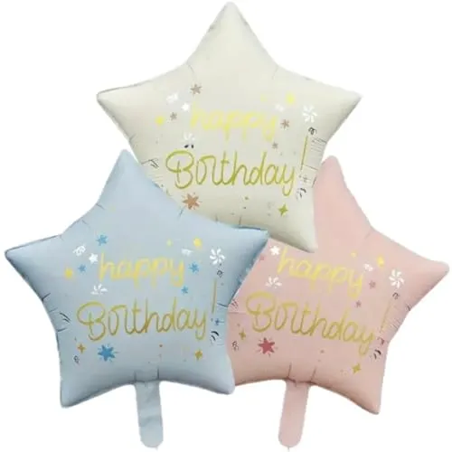 DIWULI Happy Birthday Stern-Ballons