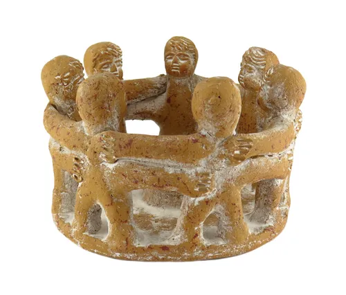 Kerzenständer Gelb von Budawi