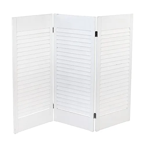 Fensterparavent CLOSED in weiß von Grafelstein