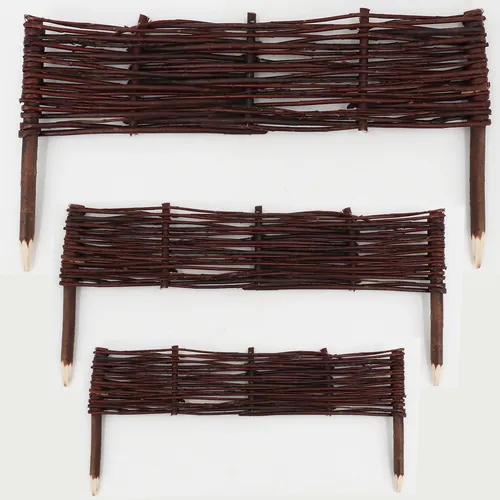 Aquagart Beetumrandung 9 Beeteinfassungen aus Weide 20x100cm - Beeteinfassungen aus robustem Weidenholz, ideal zur strukturierten Gartengestaltung. Einfach zu montieren und umweltfreundlich - perfekt für jedes Gartenprojekt!