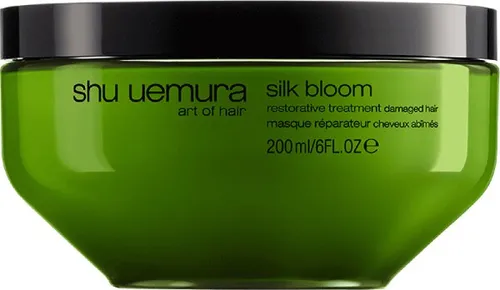 Shu Uemura Silk Bloom Maske 200ml - Haarkur für intensive Pflege mit Arganöl, repariert und stärkt geschädigtes Haar durch Ceramide für eine gesunde Haarfaser.