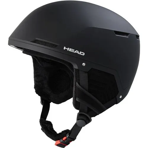 HEAD Compact Pro Skihelm - Black Mat, XS-S (52-55cm) - Skihelme & Snowboardhelme mit herausragender Langlebigkeit und Stoßfestigkeit, optimaler Belüftung und hohem Tragekomfort dank Microfur-Material.