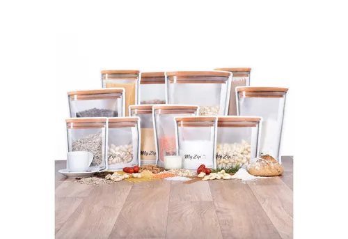 MyZip Standard Aufbewahrungsbeutel, 60-teilig - Platzsparende und praktische Aufbewahrungslösung. Die MyZip-Beutel sind ideal für die flexible Organisation von Lebensmitteln und Gegenständen – umweltfreundlich und einfach zu handhaben.