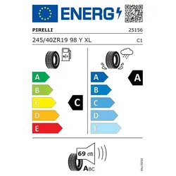 Pirelli P Zero (PZ4) J XL 245/40 R19 98 (Z)Y Sommerreifen - Autoreifen mit hervorragendem Grip und präzisem Handling für sportliche Fahrten, ideal für leistungsstarke Fahrzeuge.