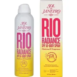 Sol de Janeiro Rio Radiance Body Spray SPF50 - Körperpflege mit SPF 50, schützt vor UV-Strahlen und verleiht der Haut einen strahlenden Glow dank feuchtigkeitsspendender Inhaltsstoffe.