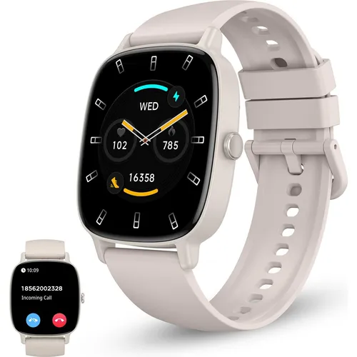 KSIX Pulse Beige Smartwatch mit 1,83