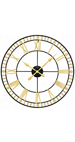 AMS Wanduhr XXL 80 cm im Vintage-Look - Wanduhren im Vintage-Look, aus hochwertigem Metall gefertigt, ideal für stilvolle Wohnräume, mit präzisem Quarz-Antrieb und beeindruckendem Durchmesser von 80 cm.