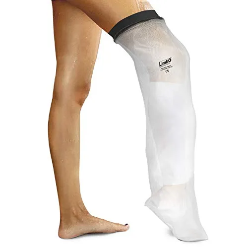 LimbO Waterproof Protectors Gips- und Verbandsüberzug für Erwachsene, halbes Bein (M180: 55-59 cm oberhalb des Knies (5'5-6'0))
