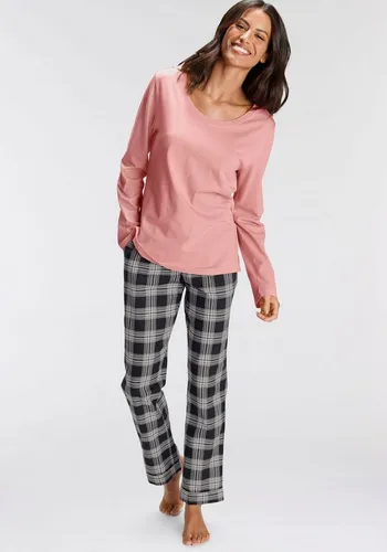 H.I.S Pyjama (Set, 2 tlg) mit karierter Schlafhose