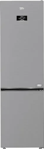 Beko Kühl-Gefrierkombi B5RCNA406HXB1 - Silber mit NoFrost - Kühlschrank mit 355L Volumen, NoFrost-Technologie und CoolRoom für längere Frische. Ideal für moderne Küchen mit wechselbarem Türanschlag und 90° SmoothFitTM-Türen.