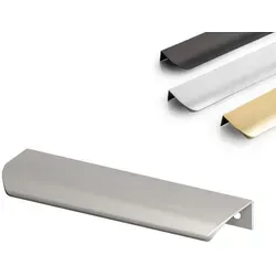 Aluminium Möbelgriff Griffleiste Silber-Optik Länge 52 mm (Bohrlochabstand 32 mm) - Silber