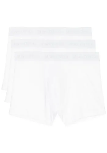 Marc O'Polo Boxer (3er Pack) - Enganliegend mit Logobund - Boxer anliegend, aus elastischem Material für optimalen Tragekomfort, ideal für den Alltag und Maschinenwäsche geeignet.