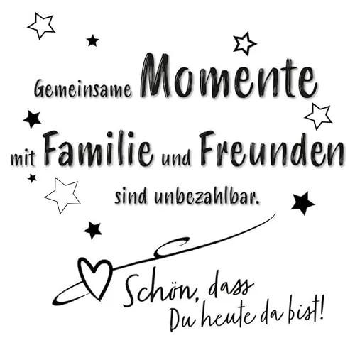 Servietten Sprüche Unbezahlbare Momente als Tischdeko. Papierservietten mit Motiv Spruch Familie Freunde Geburtstag Feier Fest Weihnachten Erwachsene. Auch für Serviettentechnik 33x33cm 20