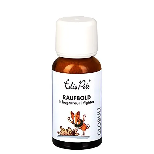 Edis Pets Dog Nr. 14 Raufbold. Bio Bachblüten Globuli 20g.