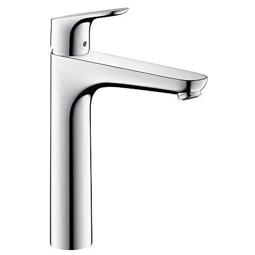 hansgrohe Focus 190 Waschtischarmatur 31608000 - Waschtischarmatur mit erhöhter ComfortZone, ideal für mehr Bewegungsfreiheit. Mit AirPower für einen weichen Wasserstrahl und EcoSmart für Wassersparen.