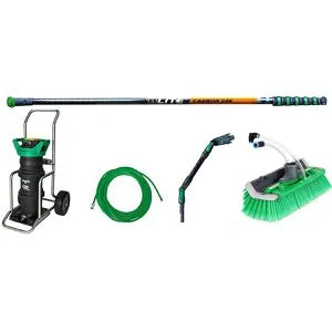 UNGER HydroPower Ultra DI Fortgeschrittenen Set LC Filtersystem - Reinigungsmittel, effektives Filtersystem für streifenfreies Fensterputzen und einfache Handhabung.