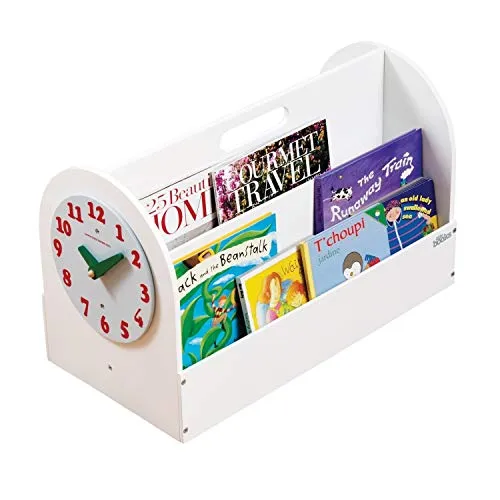Tidy Books ® Tragbares Bücherregal für Kinder - Truhen & Kisten für Kinder, innovatives, handgefertigtes Design fördert selbstständiges Lesen und Kreativität, ideal für bis zu 40 Bücher.
