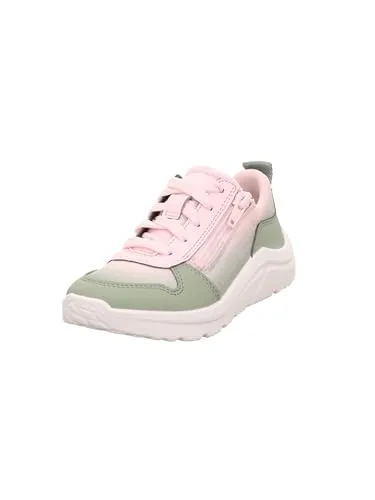 Superfit KICKS Sportliche Schnürschuhe für Mädchen - Grün, Größe 36 EU - Sportliche Schnürschuhe in trendigem Grün mit praktischem Reißverschluss für einfachen Einstieg. Die herausnehmbare Einlegesohle bietet zusätzlichen Komfort und die flexible Sohle sorgt für optimale Dämpfung.