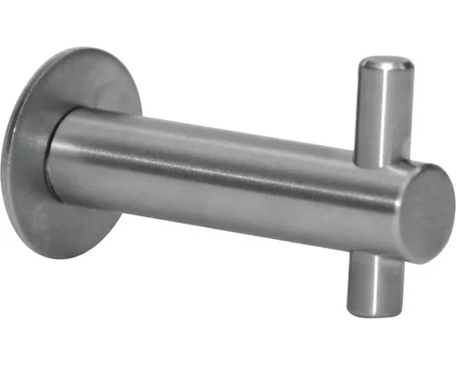 Garderobenhaken 1 Haken Edelstahl gebürstet ØxLxBxH 30/65/30/35 mm