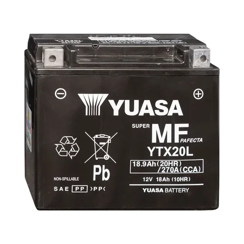 Produktbild Yuasa YTX20L-BS 12V 18Ah Motorradbatterie