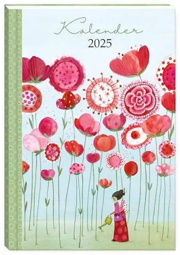 Taschenkalender 2025: Mohnblumen