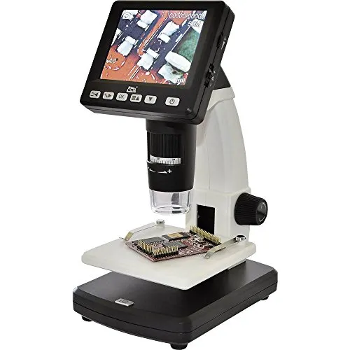 TOOLCRAFT TO-5139597 DigiMicro Lab5.0 USB Mikroskop - Mikroskop mit 5-Mio.-Pixel-Kamera und bis zu 500-facher Vergrößerung, ideal für präzise Analysen in Laboren oder zu Hause.