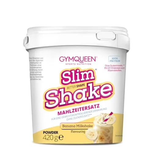 GymQueen Slim Shake Banana Milkshake 420g