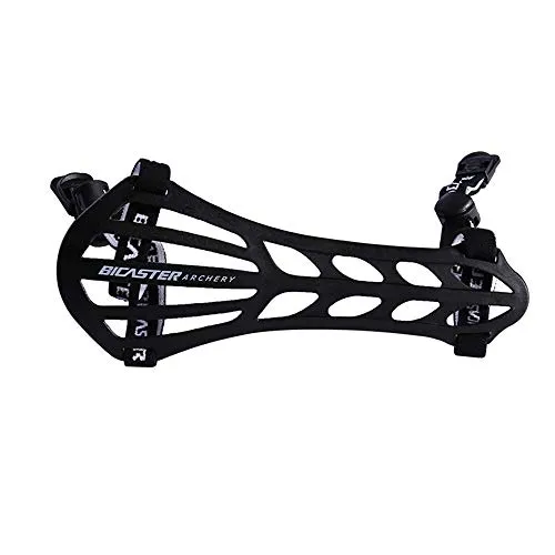 BICASTER Armschutz für Bogenschießen, Schwarz von BICASTER