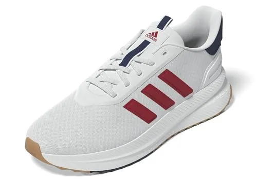 adidas Herren X_PLR Path Shoes - FTWR White/Better Scarlet/Dark Blue, 44 EU - Herren-Sneaker mit regulärer Passform, atmungsaktivem Mesh-Obermaterial und umweltfreundlichem Design aus mindestens 20% recycelten Materialien.
